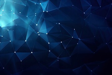 Obraz premium Creative digital sparkly polygonal mesh background