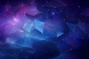 Creative digital sparkly polygonal mesh background