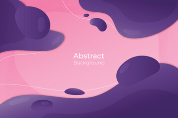 Abstract purple and pink fluid shape modern banner. Abstract liquid vector background 4
