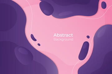 Abstract purple and pink fluid shape modern banner. Abstract liquid vector background 5