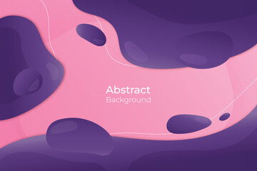 Abstract purple and pink fluid shape modern banner. Abstract liquid vector background 7