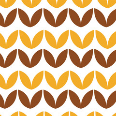 autumn leaves seamless pattern design