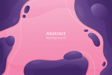 Abstract purple and pink fluid shape modern banner. Abstract liquid vector background 9