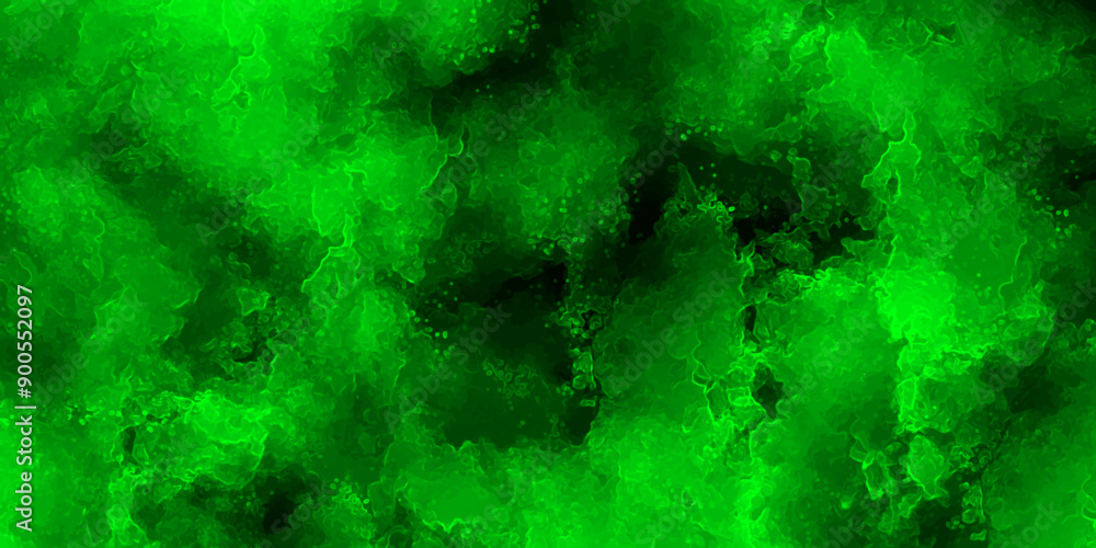 Poster vibrant green smoke cloud with dynamic art and atmosphere. seamless and abstract green grunge textur
