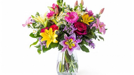 Obraz premium Vibrant Bouquet of Flowers in a Vase