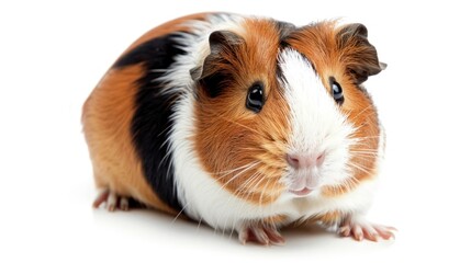 Adorable Tricolor Guinea Pig