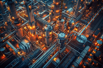 Refinery, metal equipment, manufacturing power