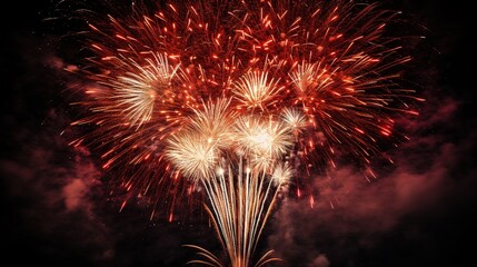 fireworks in the sky