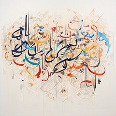 Obraz premium Installations Value Economics Modernism Calligraphy Spirituality 