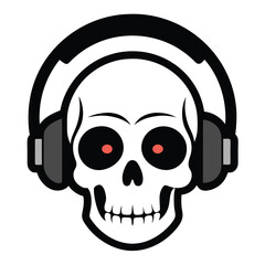 Skull vector pirate icon logo Halloween ghost graphic symbol illustration