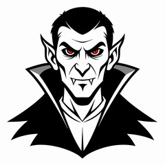  Vampire  Silhouette Vector illustration