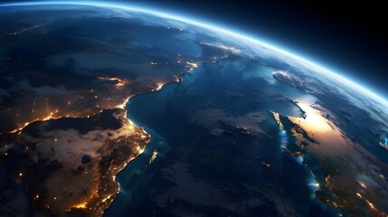 Fototapeta premium Earth view