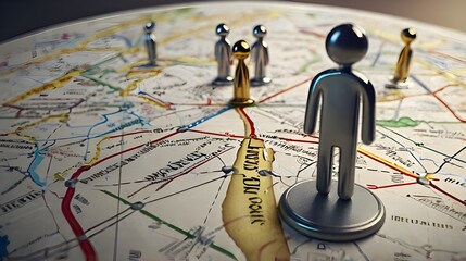 Europ business map, europ travel map