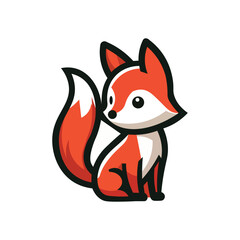 Fox vector, illustration, and cartoon