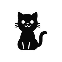silhouette cat vector, illustration and cartoon