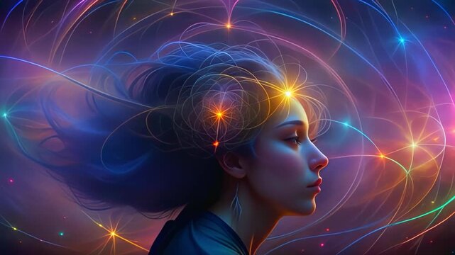 Harnessing Mental Energy: A Visual Journey Through the Law of Attraction and Positive Manifestation