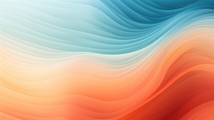 Obraz premium Gradient waves with a sense of fluid motion