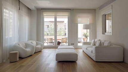 Fototapeta premium 3D Interior Design of Living Room with Traditional Theme