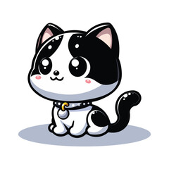 silhouette cat vector, illustration, and cartoon