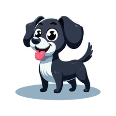 silhouette dog vector, illustration and cartoon
