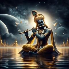 Portrait of Lord Krishna