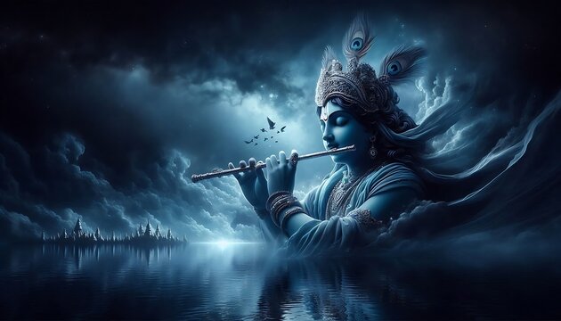 Lord Krishan in ethereal form 
