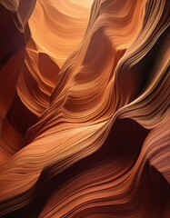 Obraz premium A canyon carved by time revealing layers of ancient beauty