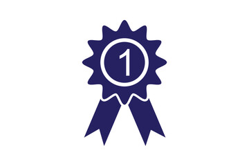 Quality certify badge icon. Qualification certificate medal. Quality award ribbon sign set isolated on white background.