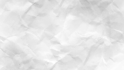 Abstract white crumpled paper texture background.