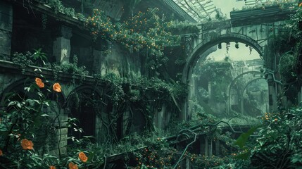 Overgrown Ruins: A Glimpse of Nature's Reclaim