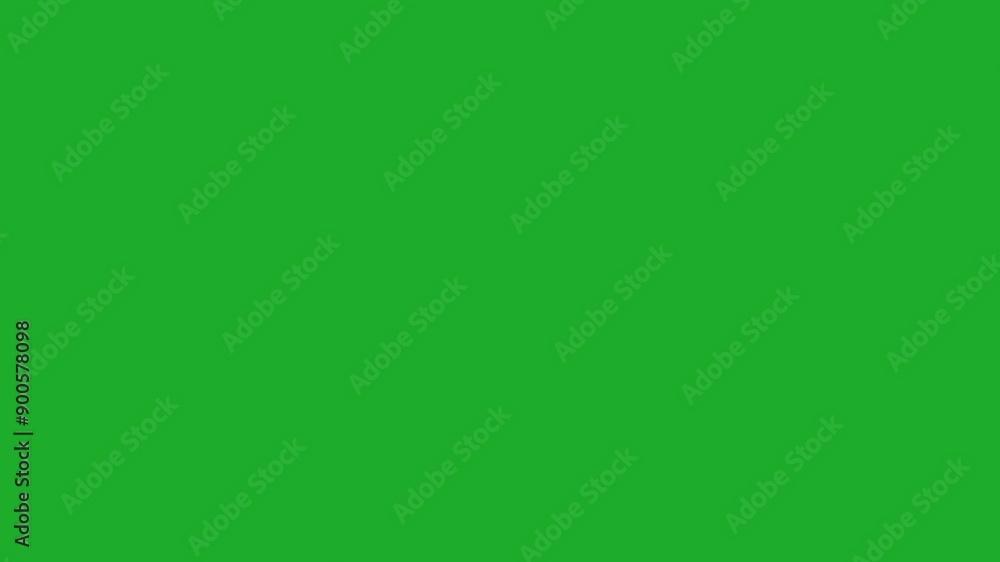 Wall mural subscribe button animation, subscribing animation, animated subscribe button on green screen | 4k