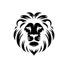 Lion head silhouette vector logo design vector set of lion silhouette logo 