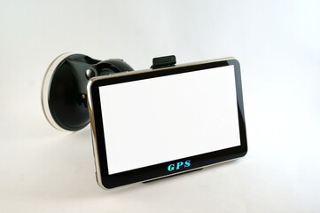 Navigation on white background