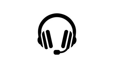 Headphones icon, earphones icon