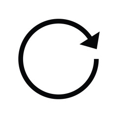 Reload, refresh icon vector button