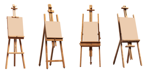easel isolated on white