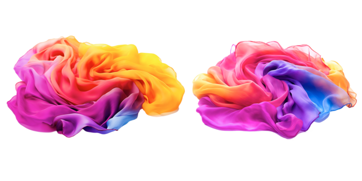 multicolor paint splash isolated on white