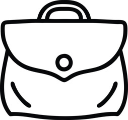 Briefcase icon, vector design