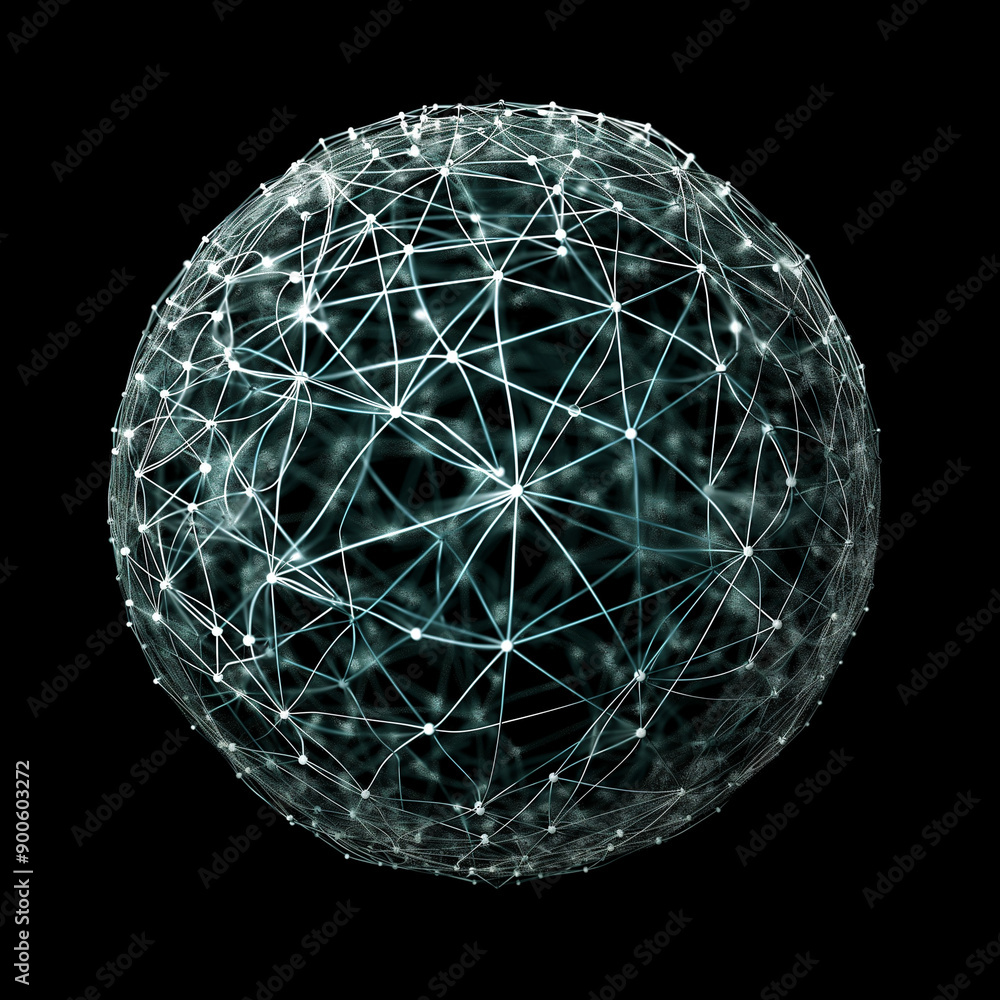 Poster interconnected spherical network in scientific and technological context