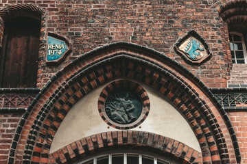 Obraz premium house in the old town of Lunenburg in northern Germany