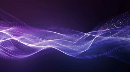 A simple purple arc with a blue line in the background, in a bright rim style, wavy and moving.