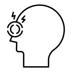 Congestion icon. outline icon