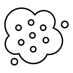 Pollen icon. outline icon