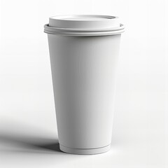 Paper Cup for dinks , isolated with white background