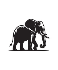 Elephant vector art,graphics Elephants icons set,vintage illustration Elephant clipart,vector Elephants flat style artwork design