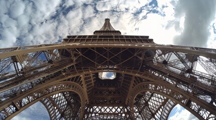 Obraz premium eiffel tower city