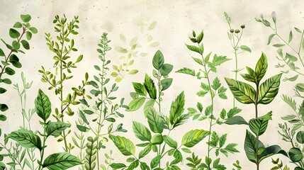 Fototapeta premium green grass and flowers