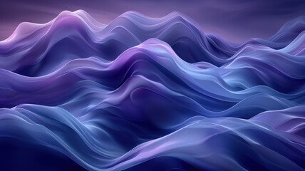 Fototapeta premium Fluid Shapes in Dark Color Palette