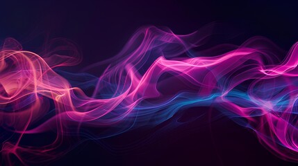 Obraz premium Neon Smoke Trails Develop a digital background