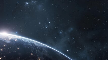Obraz premium Outer Space Vista s Develop a collection of digital